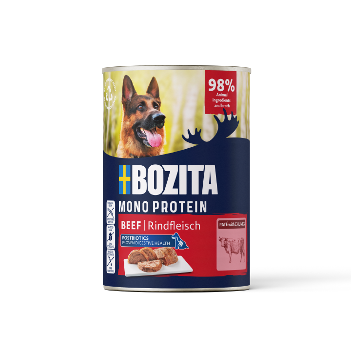 BOZITA Hunde-Nassfutter Pate Rind getreidefrei